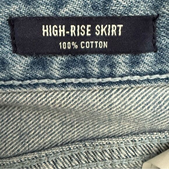 Hollister Women’s Light Blue Denim Mini Skirt Women’s Size 5 - Picture 6 of 12